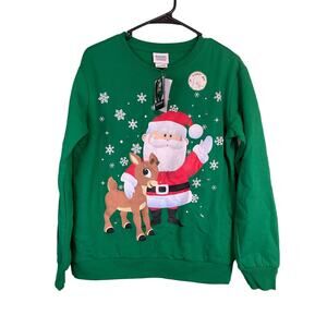 Rudolph Light up Christmas sweater 0642